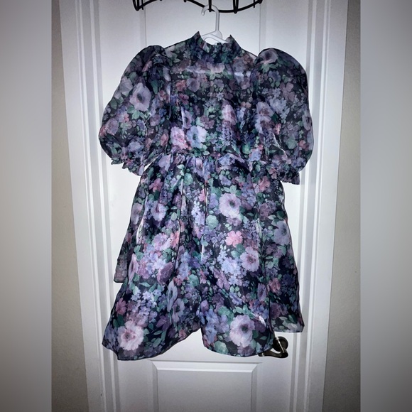 NWT Selkie The Nirvana Royal Puff Dress - Picture 2 of 6